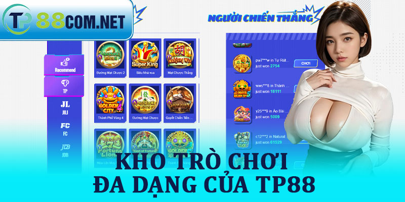 Kho trò chơi đa dạng của TP88